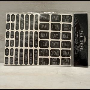 Rae Dunn Organizing Labels